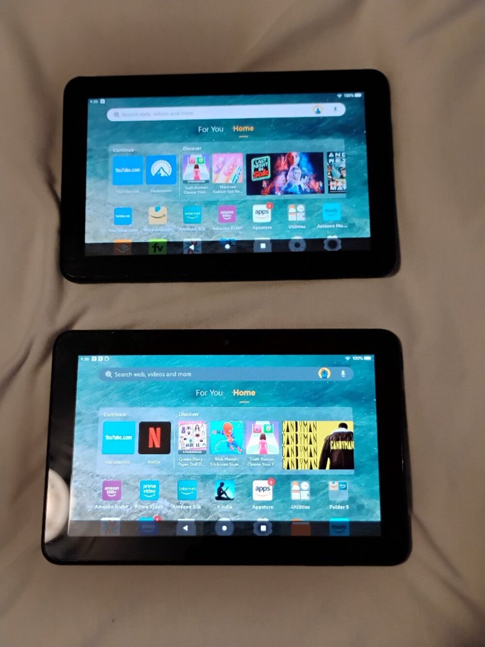 Two Amazon Fire Tablet's 7 (12 Generation 2022)